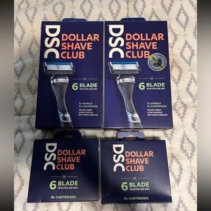 Dollar shave club razors and blades- all are UNOPENED
